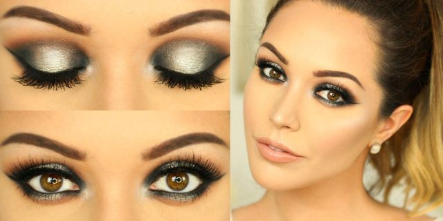 Halo smokey eye makeup